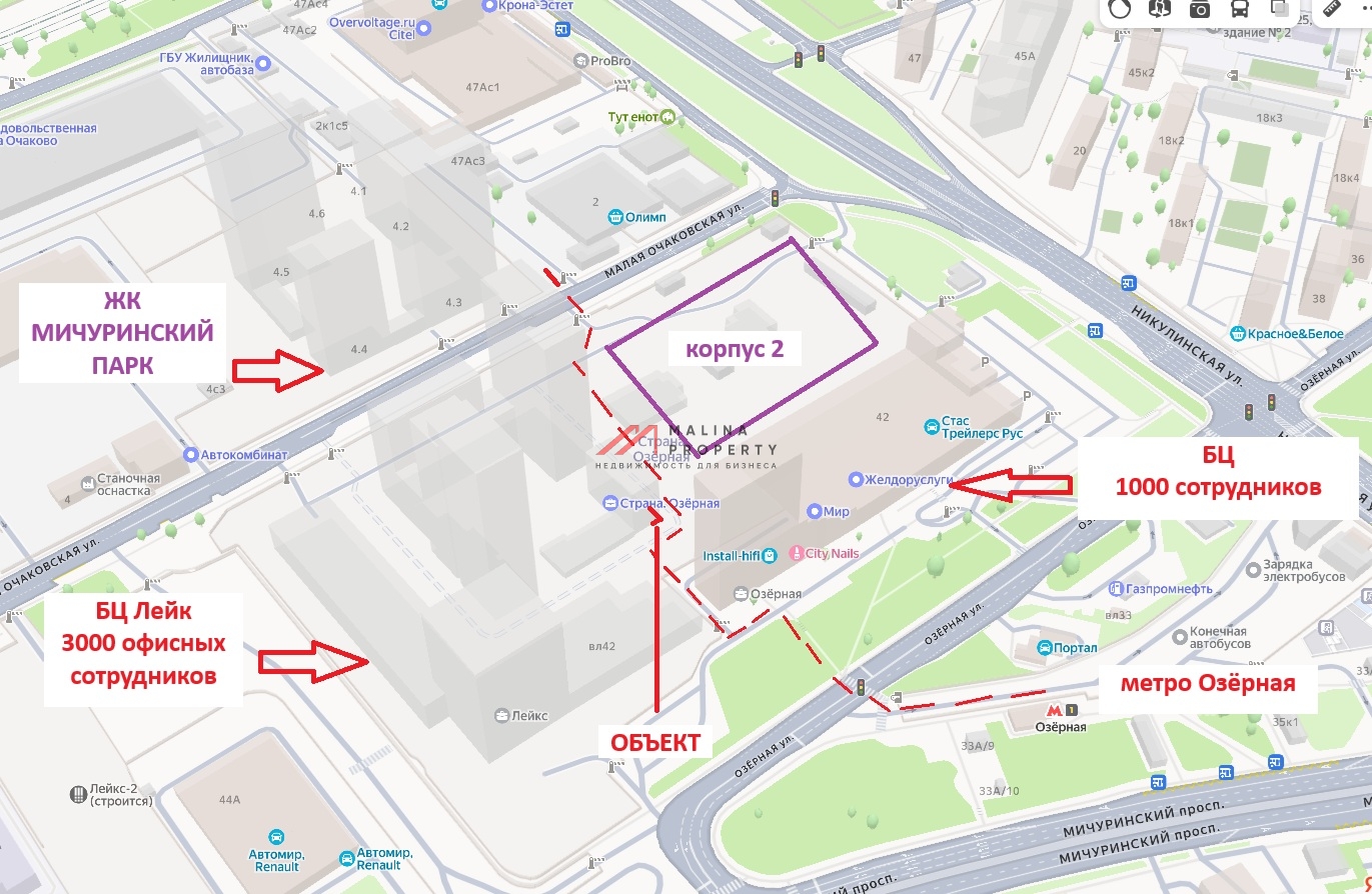 Продажа углового помещения в ЖК Страна Озёрная