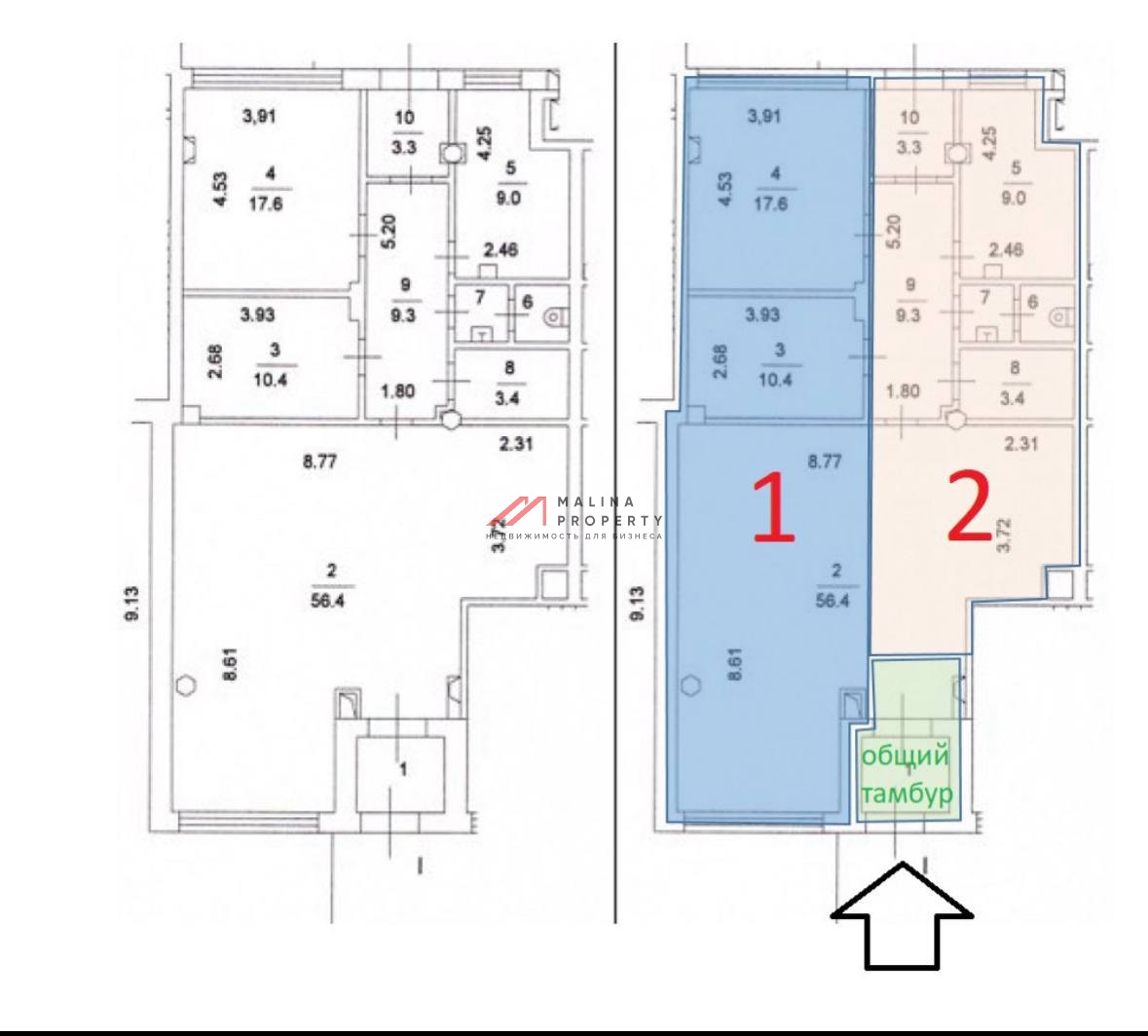 Аренда торгового помещения на улице Корнейчука