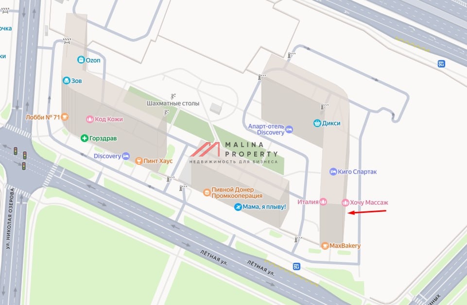 Продажа торгового помещения в ЖК "Движение Тушино" 