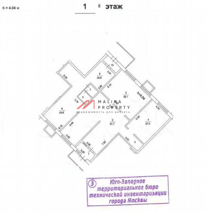 Продажа помещения с арендатором Гемотест на Ленинском проспекте