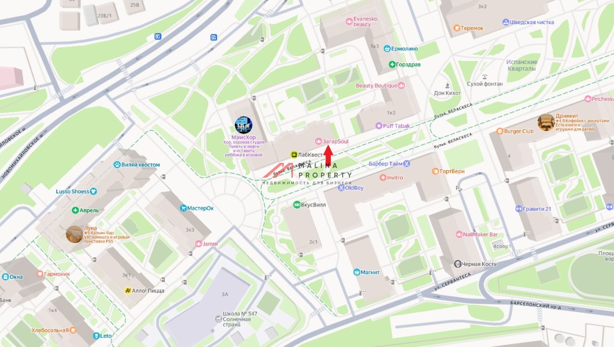 Продажа помещения в ЖК Испанские кварталы