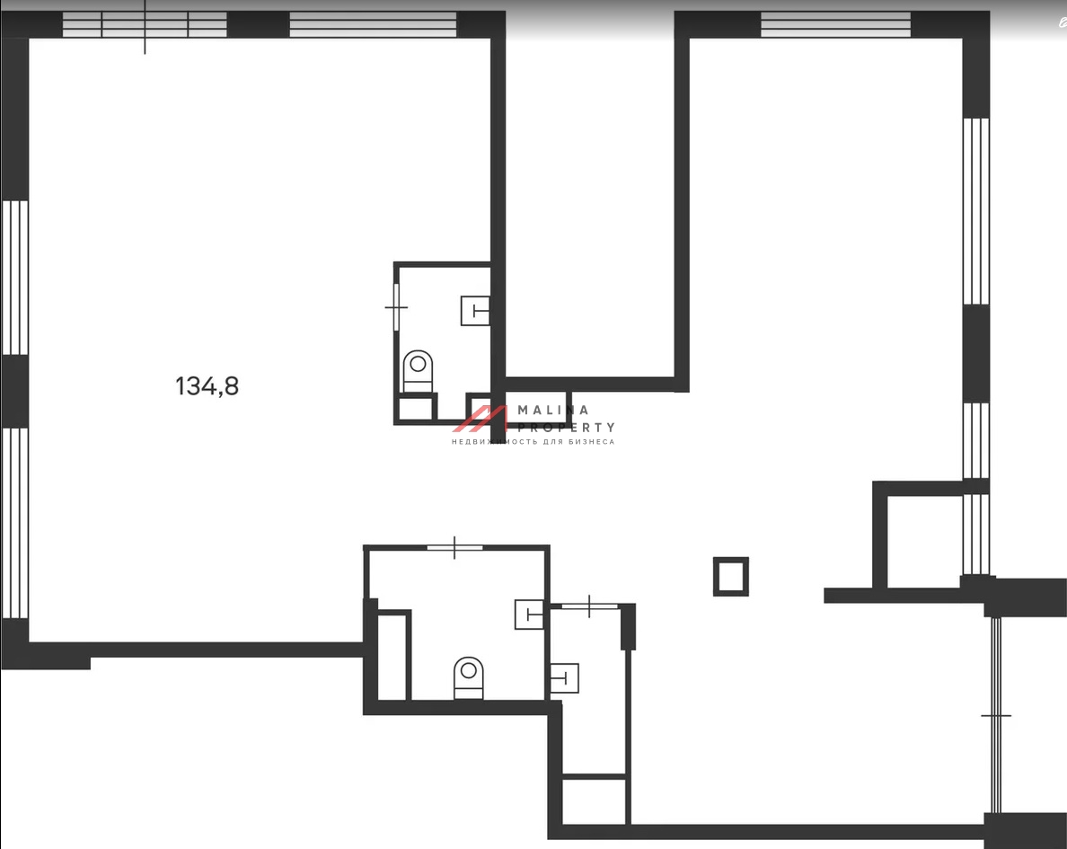Аренда торгового помещения в новом доме 