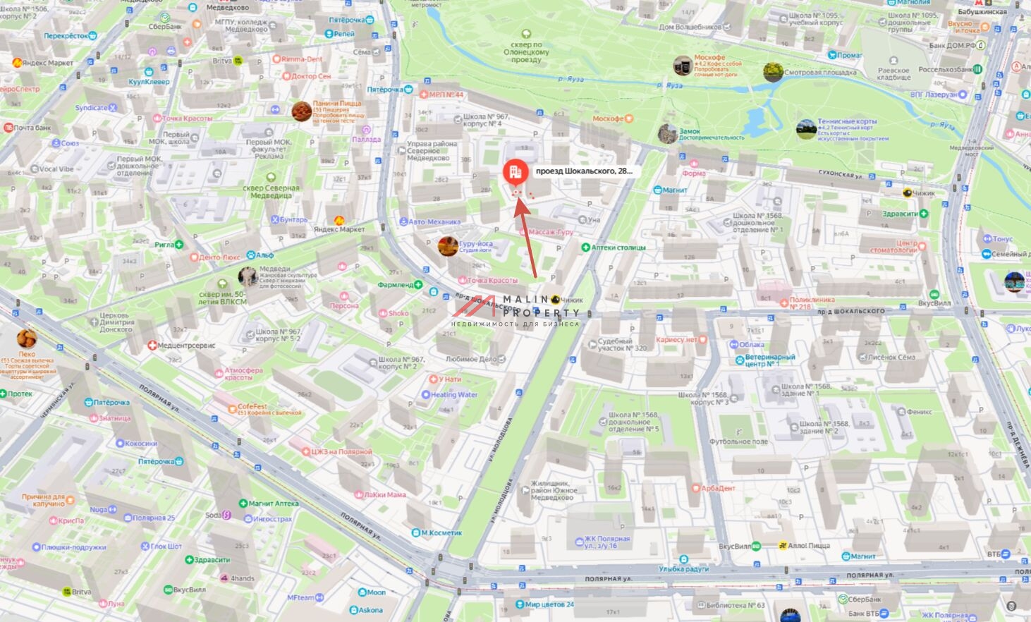 Аренда торгового помещения в новом доме 