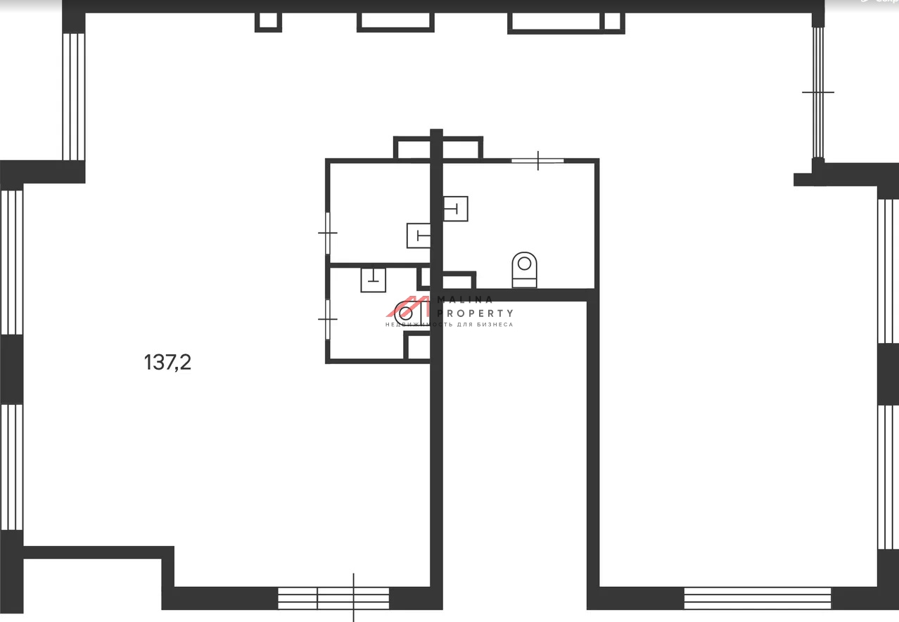 Аренда торгового помещения в новом доме 