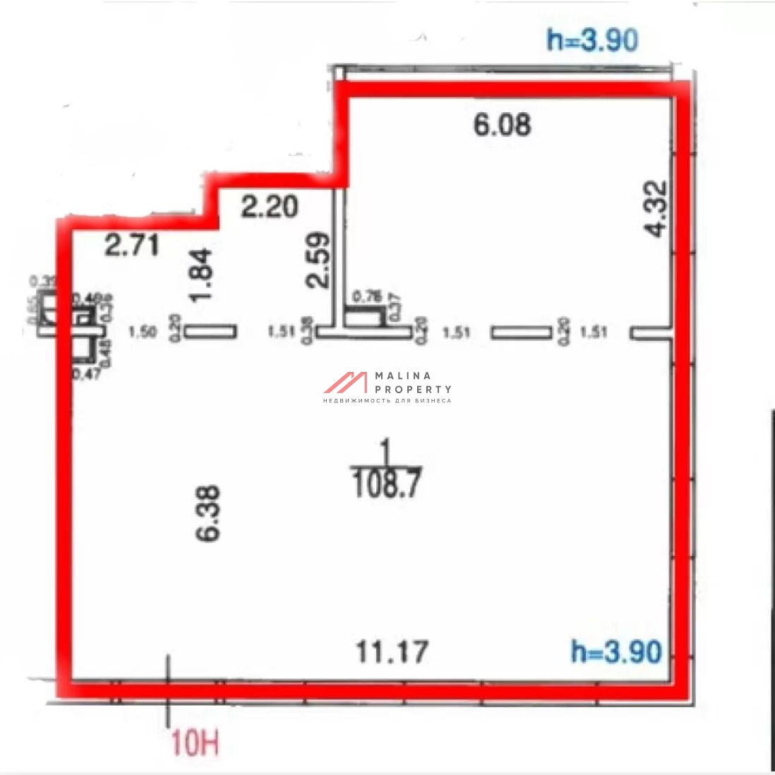 Аренда углового помещения на Салтыковской