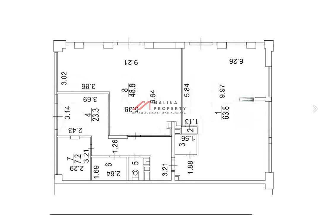 Продажа коммерческого помещения в ЖК Зиларт