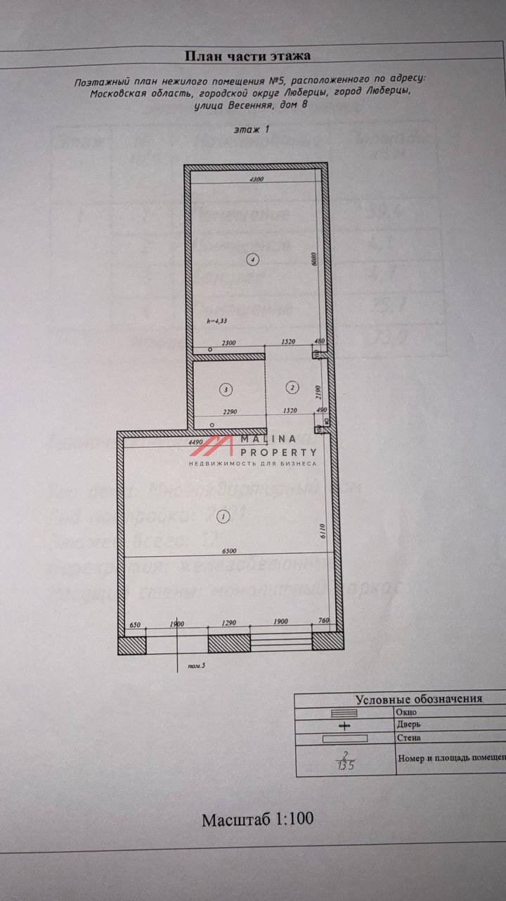 Продажа торгового помещения в Люберцах