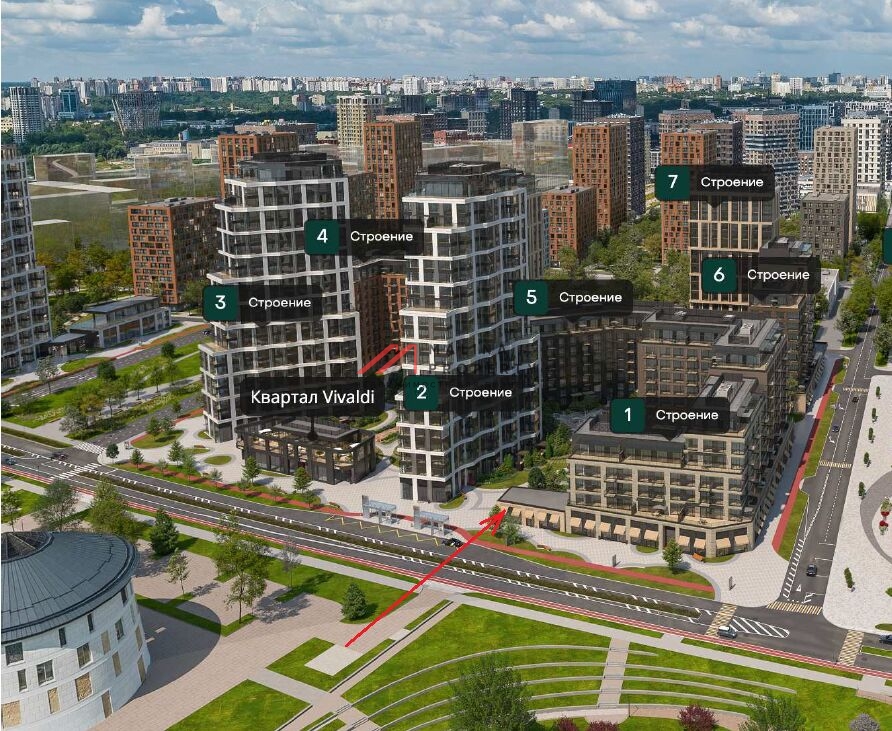 Продажа помещения в ЖК Примавера, 1-я линия