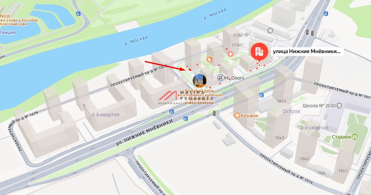 Продажа торгового помещения в ЖК "Остров"