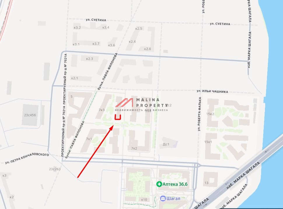 Аренда помещения в жилом комплексе "Shagal"