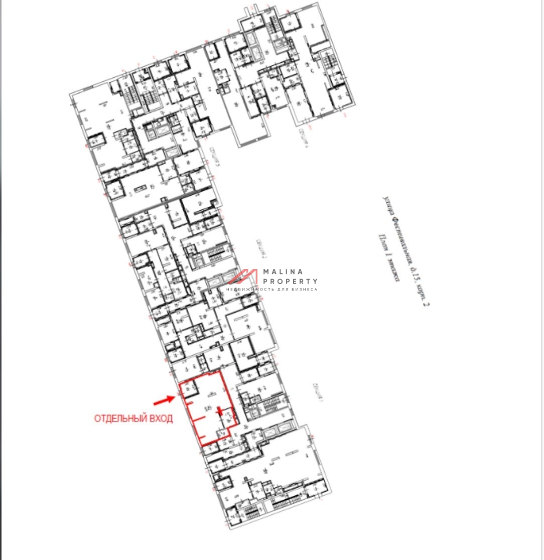 Аренда торгового помещения в ЖК "Фестиваль парк-2"