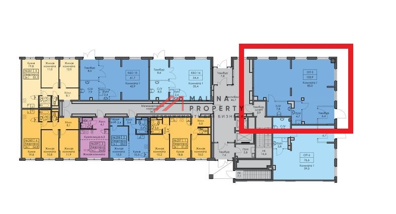 Аренда углового помещения в ЖК "Ильинские луга"