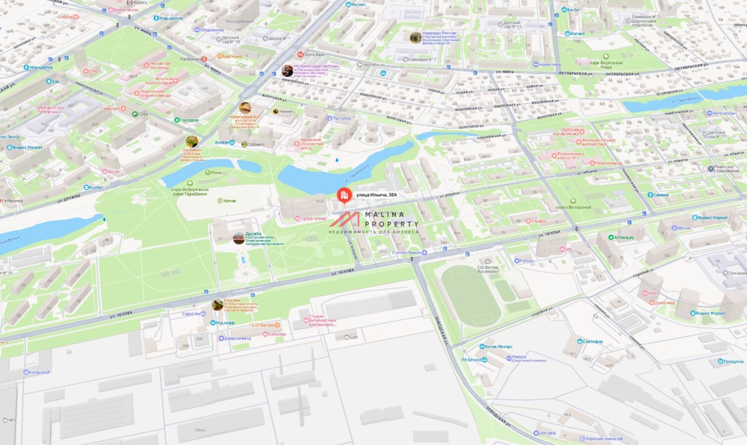 Продажа комплекса зданий с арендаторами в г. Чехов 