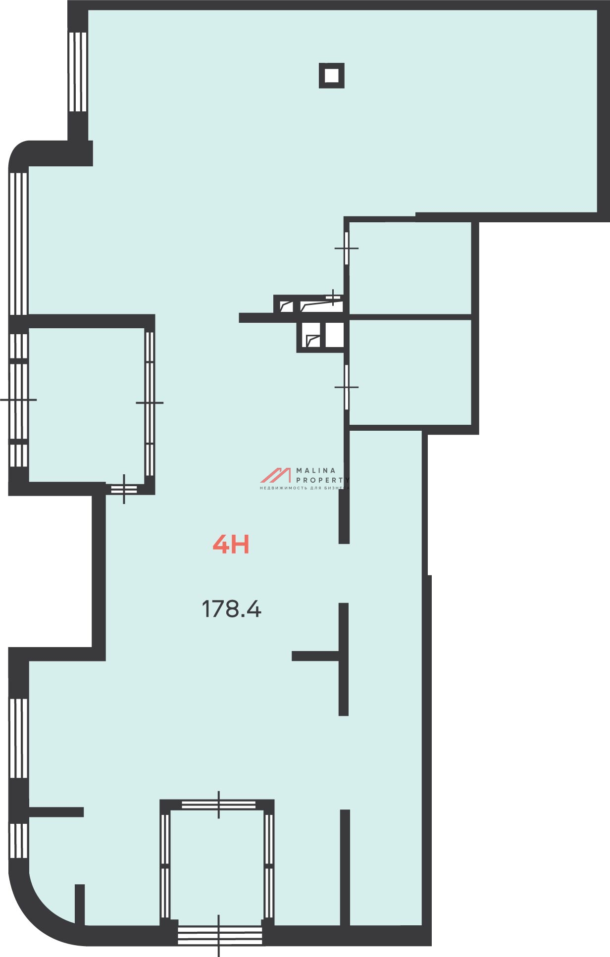 Аренда торгового помещения в новом доме