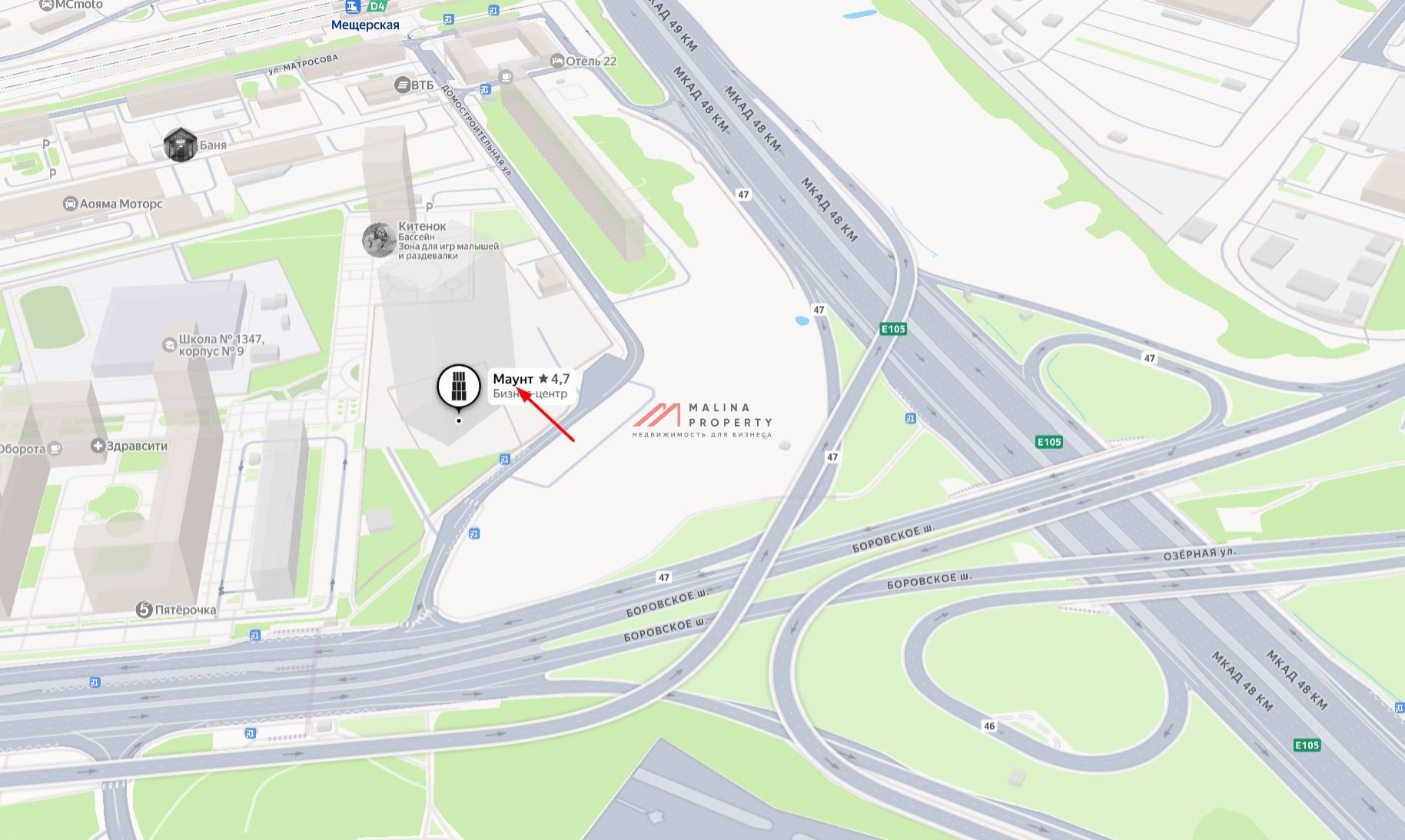 Продажа торгового помещения в БЦ «Mount»