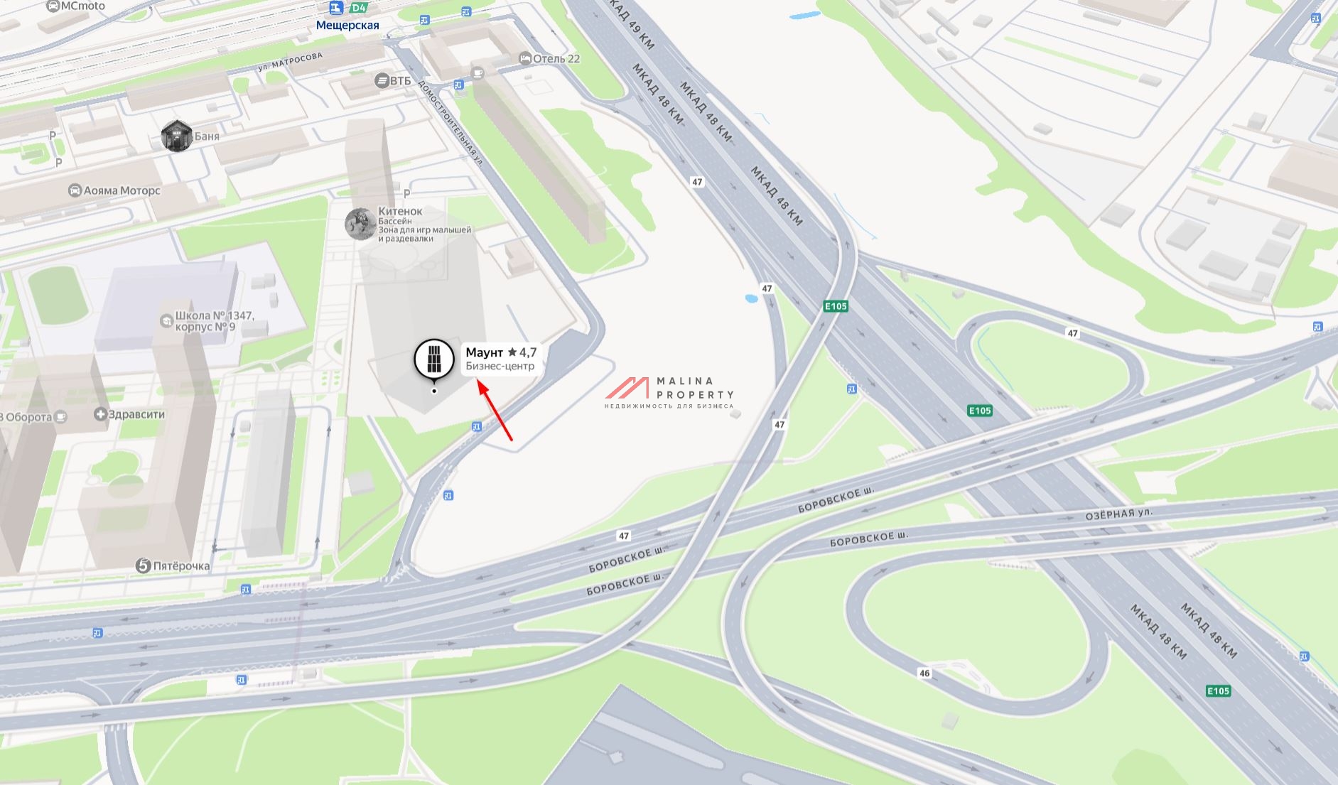 Продажа торгового помещения в БЦ «Mount»