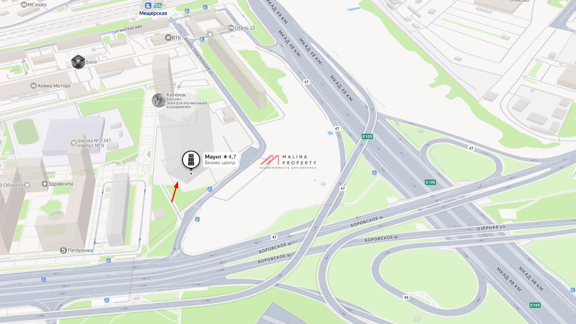 Продажа торгового помещения в БЦ «Mount»