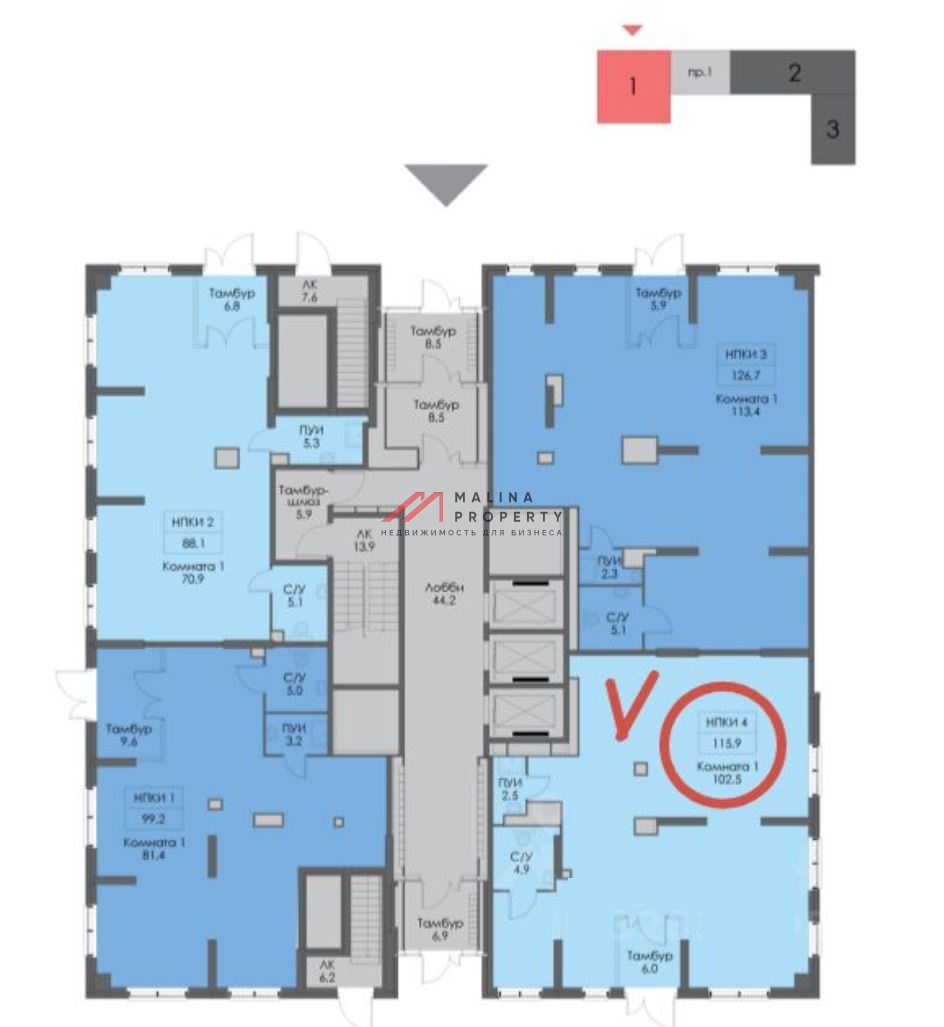 Аренда торгового помещения в ЖК "Волжский парк"