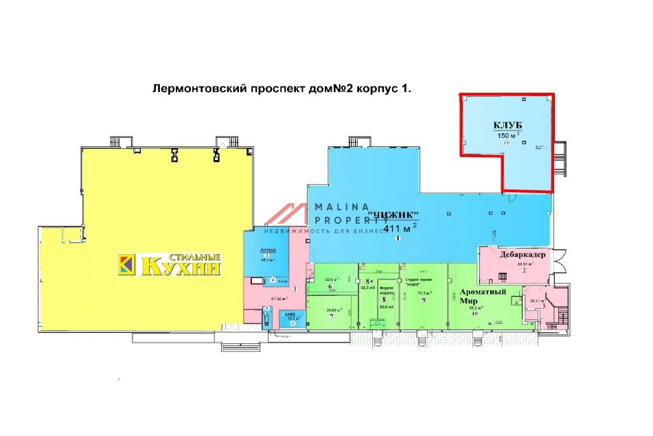Продажа помещения с сетевым арендатором 