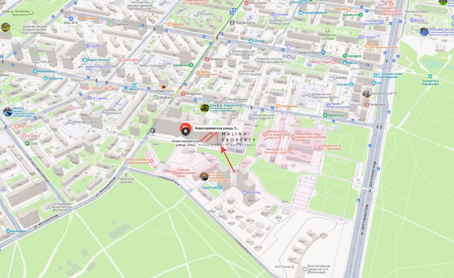 Продажа торгового помещения в ЖК "Терлецкий парк" 