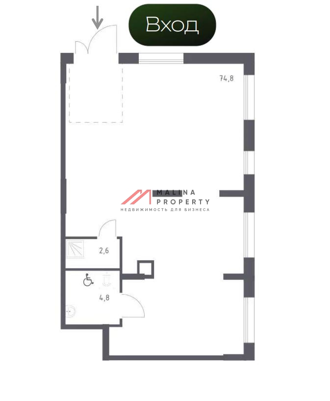 Продажа помещения с арендаторами в ЖК "Цветочные поляны"