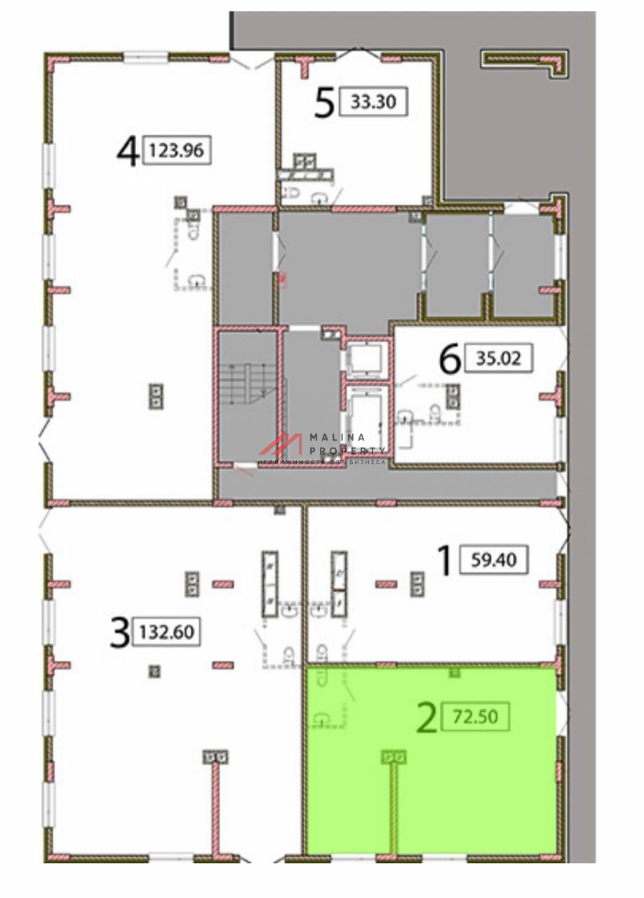 Продажа торгового помещения в ЖК "Гармония парк" 
