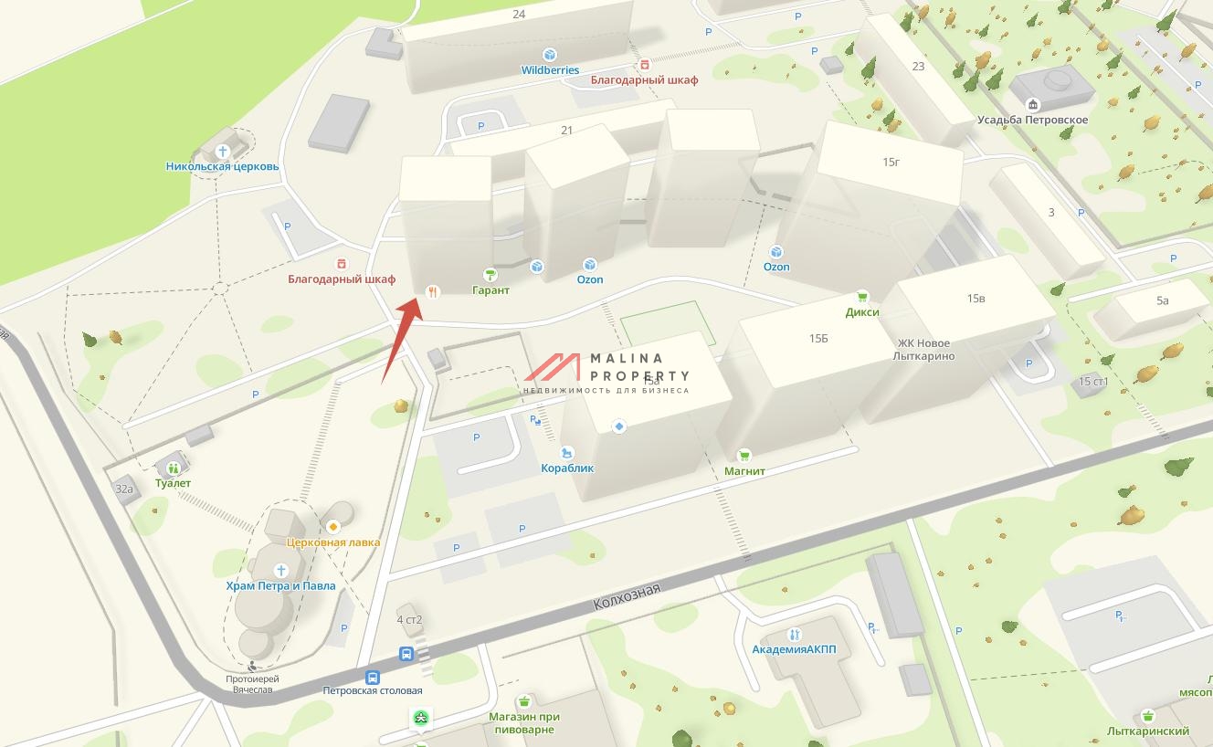 Продажа торгового помещения в ЖК "Гармония парк" 