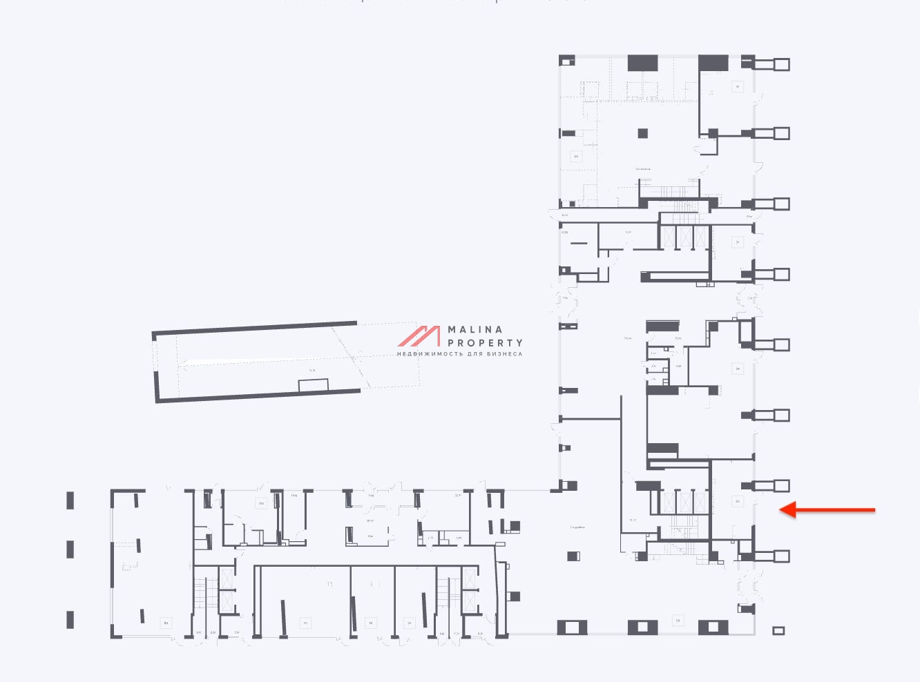 Аренда помещения на 1-й линии ЖК