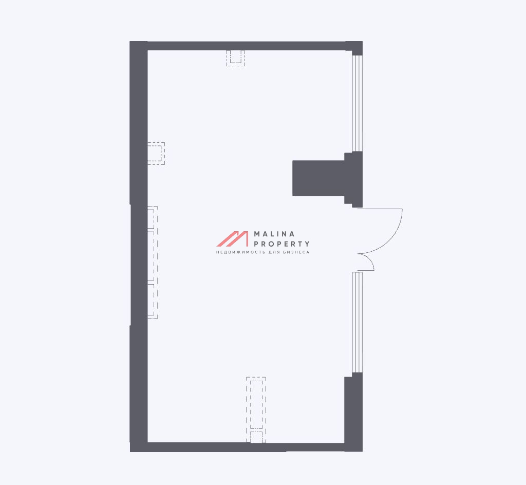Аренда помещения на 1-й линии ЖК