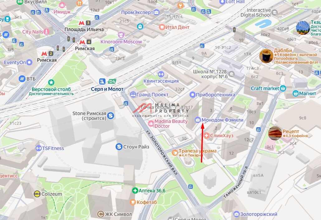 Аренда торгового помещения Monodom Family