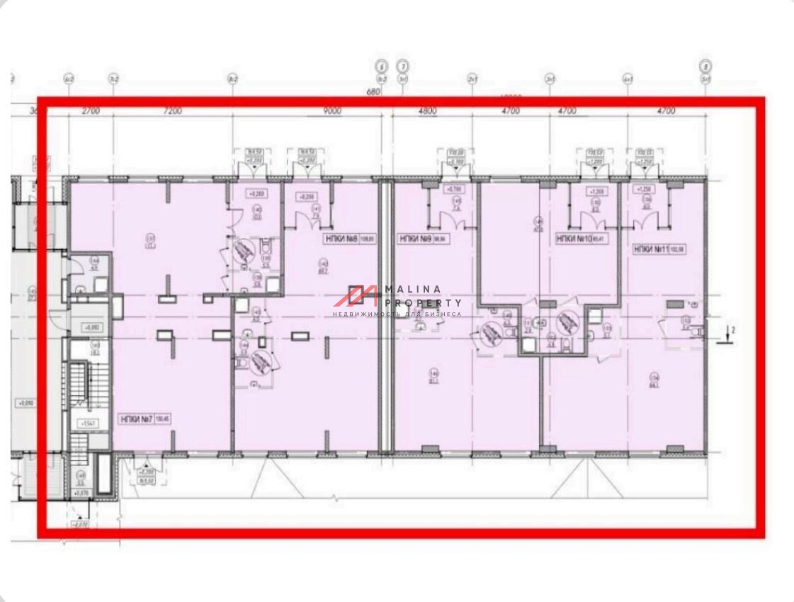 Продажа помещения с магазином "Пятерочка" в ЖК Середневский Лес