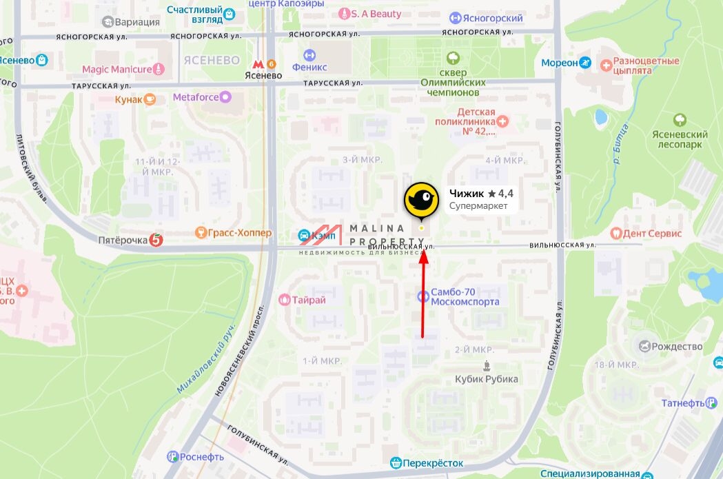 Продажа торгового помещения с сетевыми арендаторами