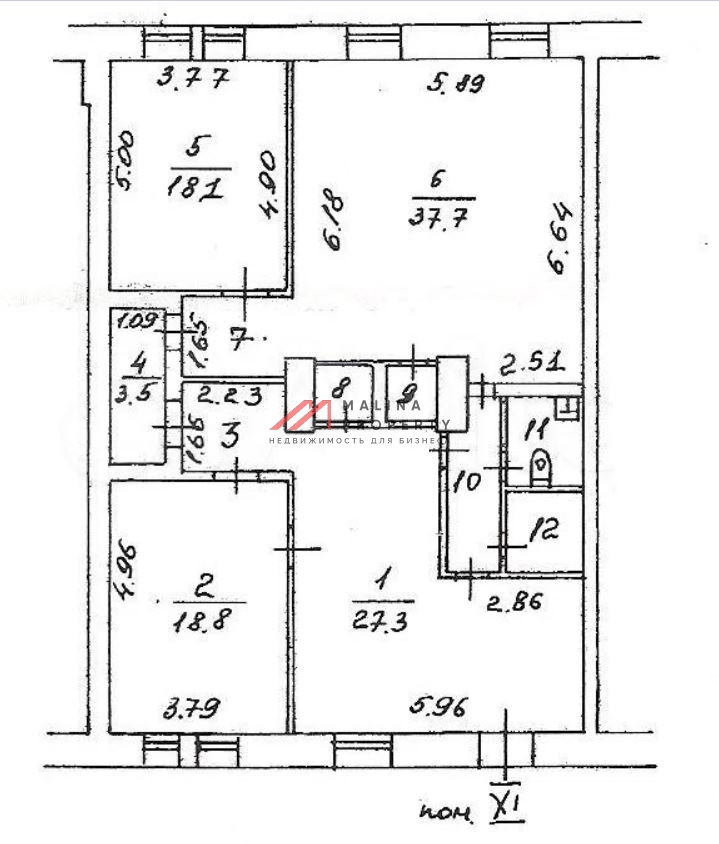 Продажа помещения с арендаторами у метро Тушинская