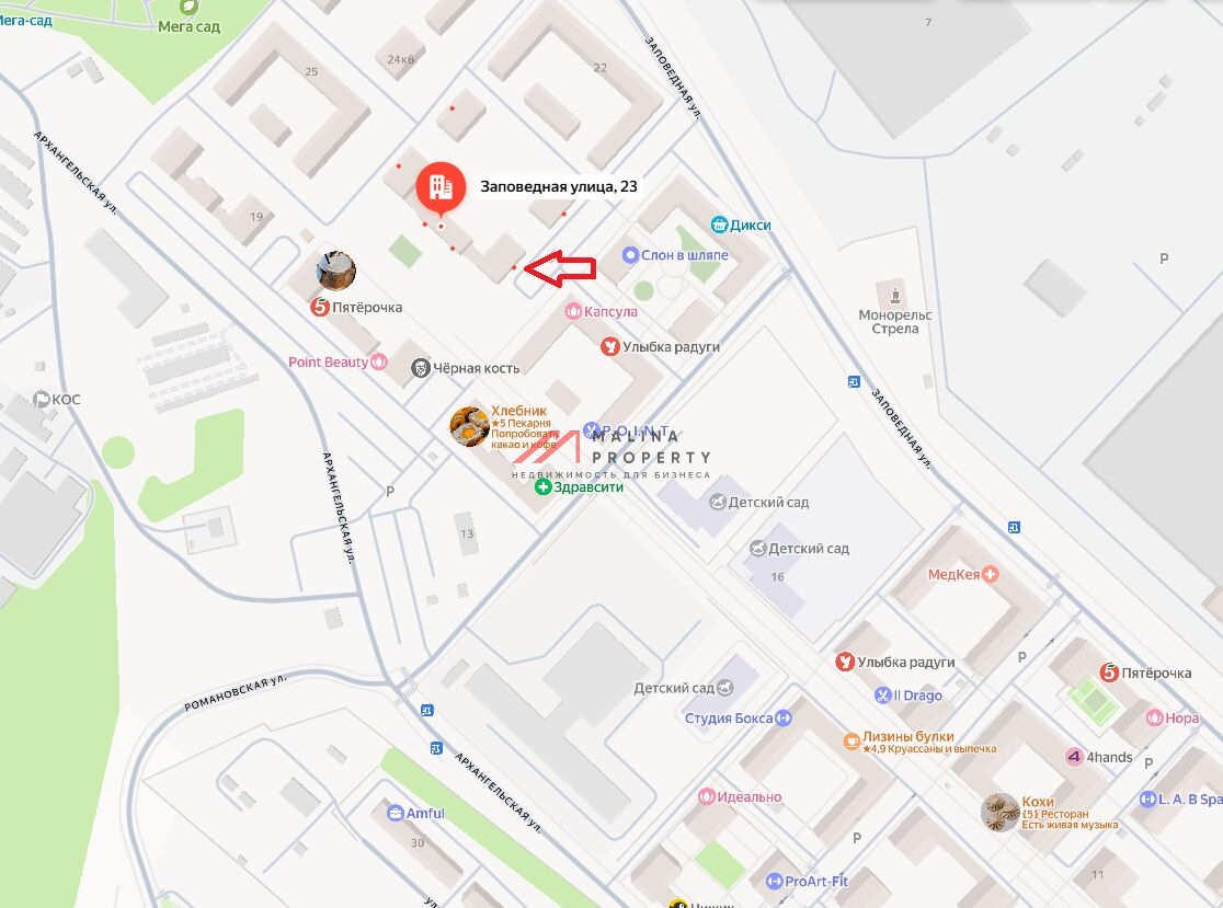 Аренда торгового помещения в жк Ильинские луга 