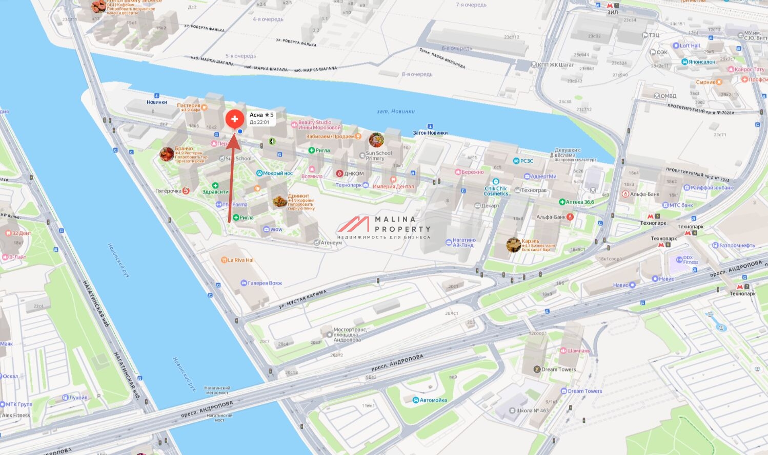 Аренда торгового помещения в ЖК "NOW" 