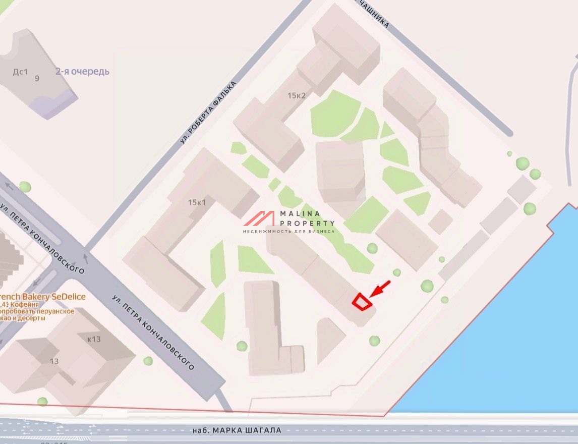 Продажа торгового помещения в ЖК "Shagal" 