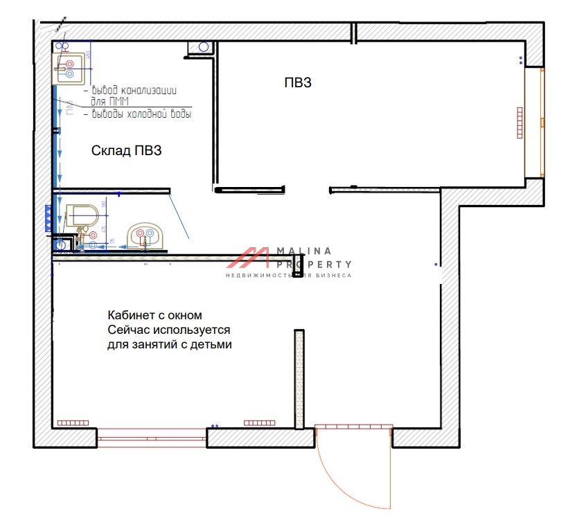 Аренда торгового помещения в ЖК "Молодогвардейская 36" 
