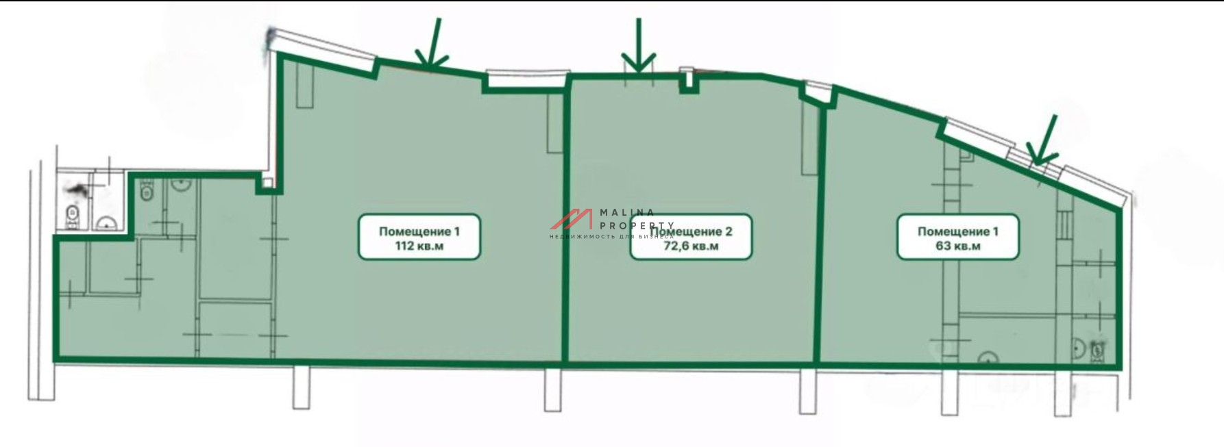 Продажа помещения в жилом комплексе Фестиваль парк