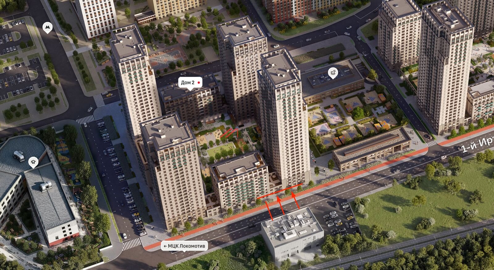 Продажа помещения с магазином Пятерочка в ЖК "Квартал Метроном"