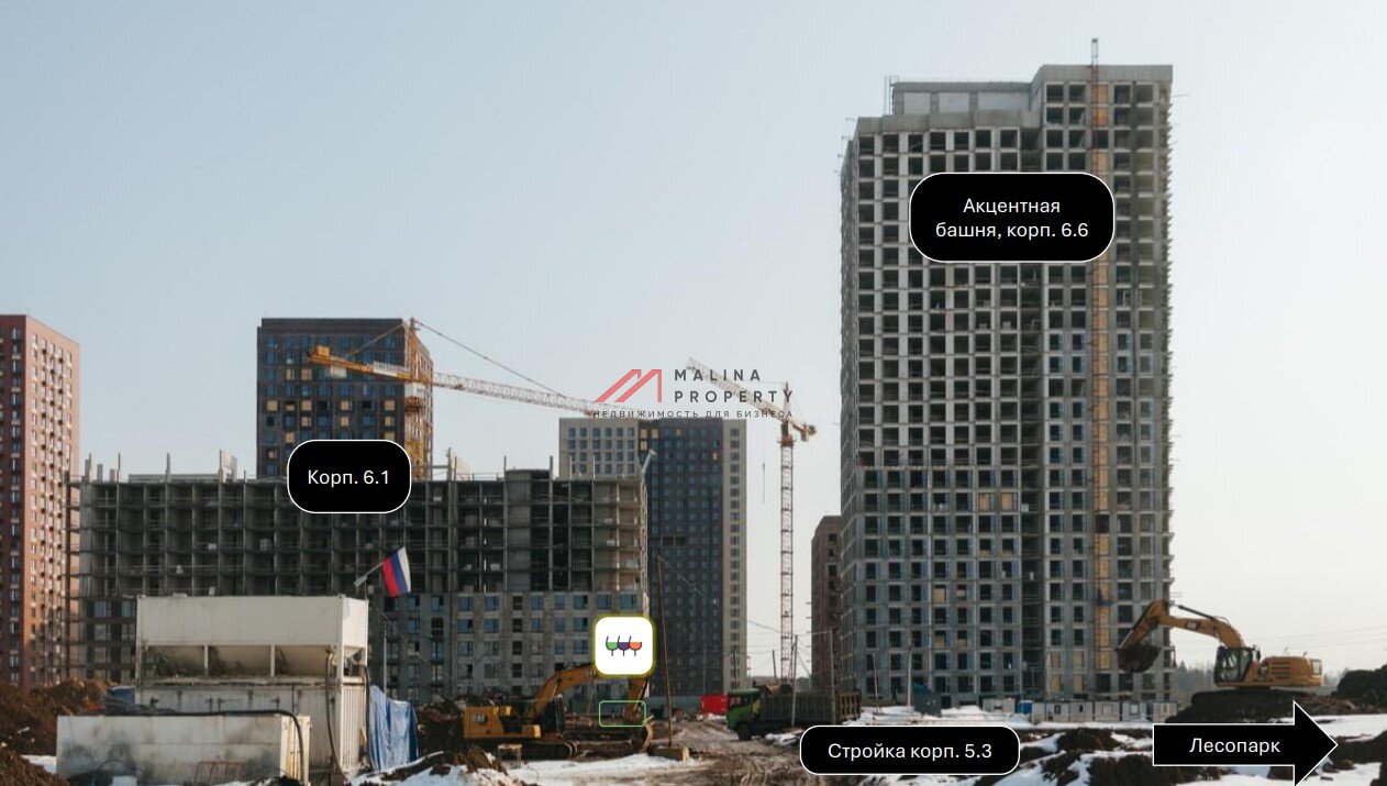 Продажа помещения с арендатором "Винлаб" в ЖК "Зелёный парк" 