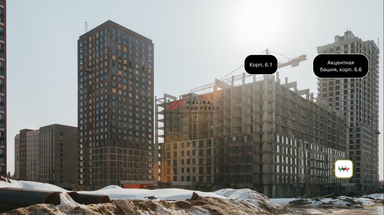 Продажа помещения с арендатором "Винлаб" в ЖК "Зелёный парк" 