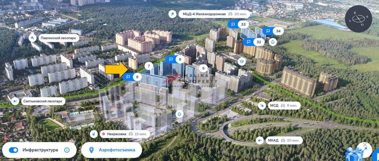 Продажа нежилого помещения в новостройке