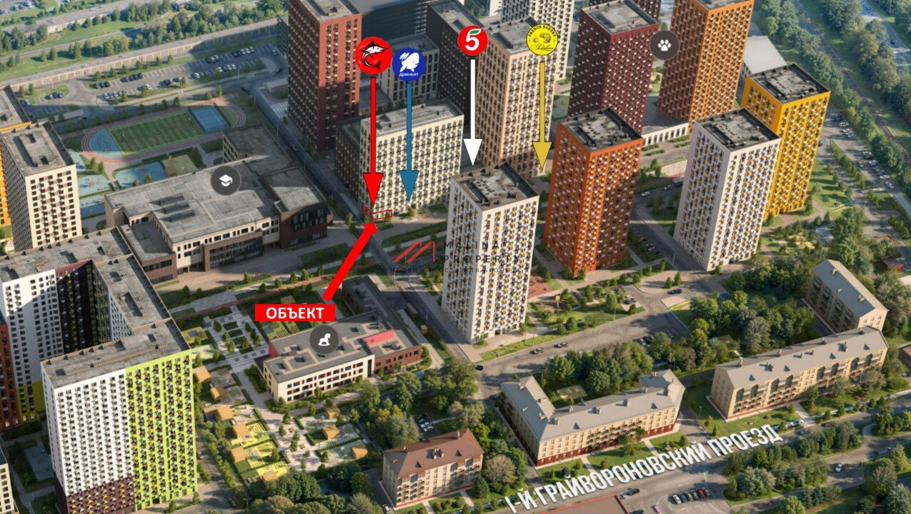 Продажа помещения с арендатором Up суши в ЖК "Волжский парк" 