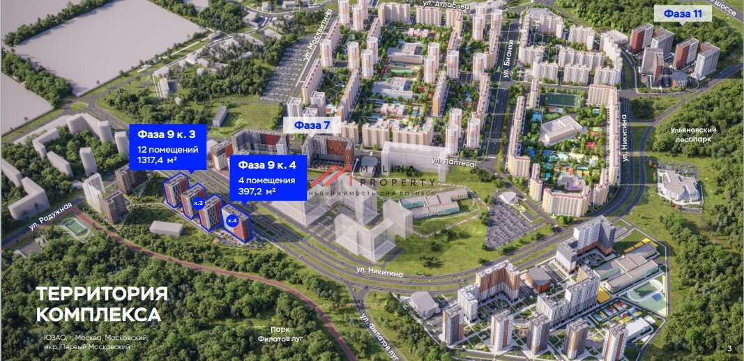 Продажа помещения под супермаркет в Первом Московском