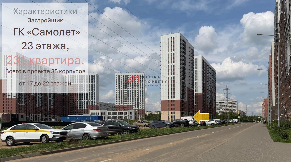 Продажа торгового помещения в ЖК Новоград Павлино