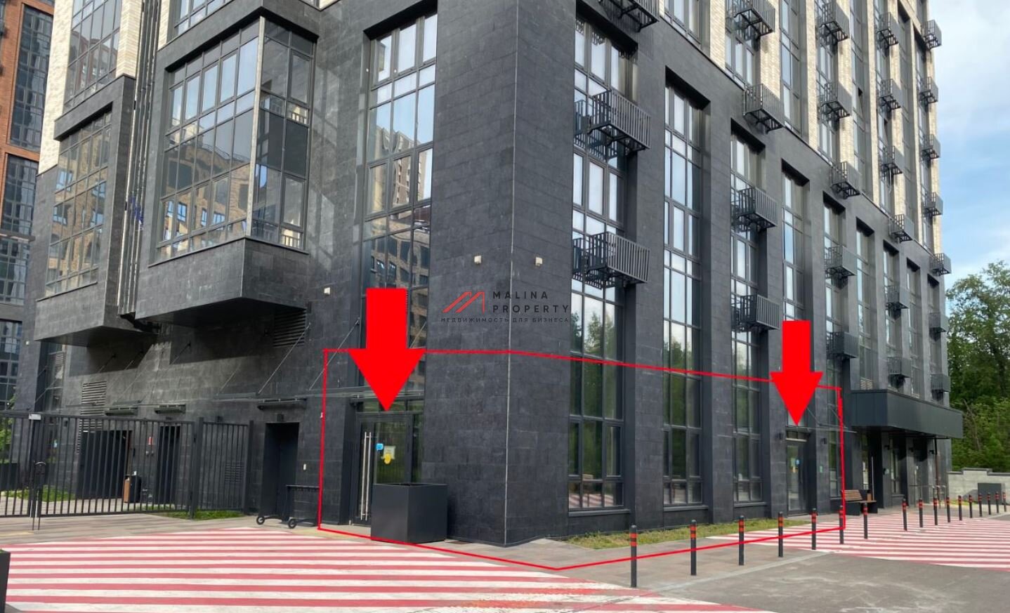 Продажа торгового помещения в ЖК "Мой адрес на Клинской" 