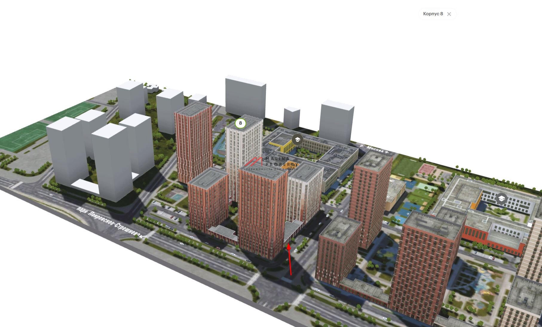 Продажа торгового помещения в ЖК "Holland park"