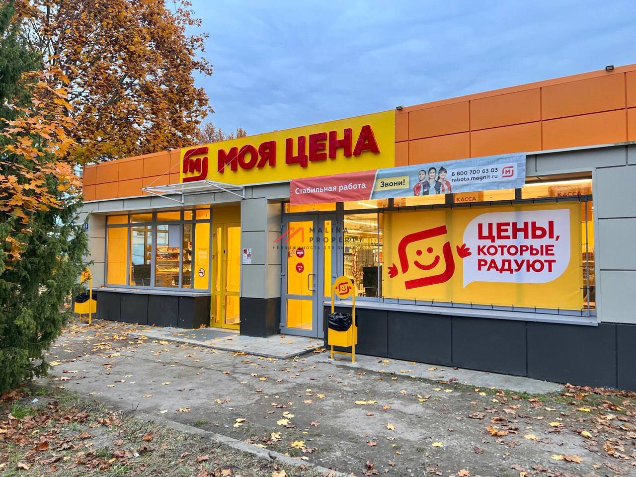 Продажа торгового помещения в Коломне с магазином «Моя Цена»