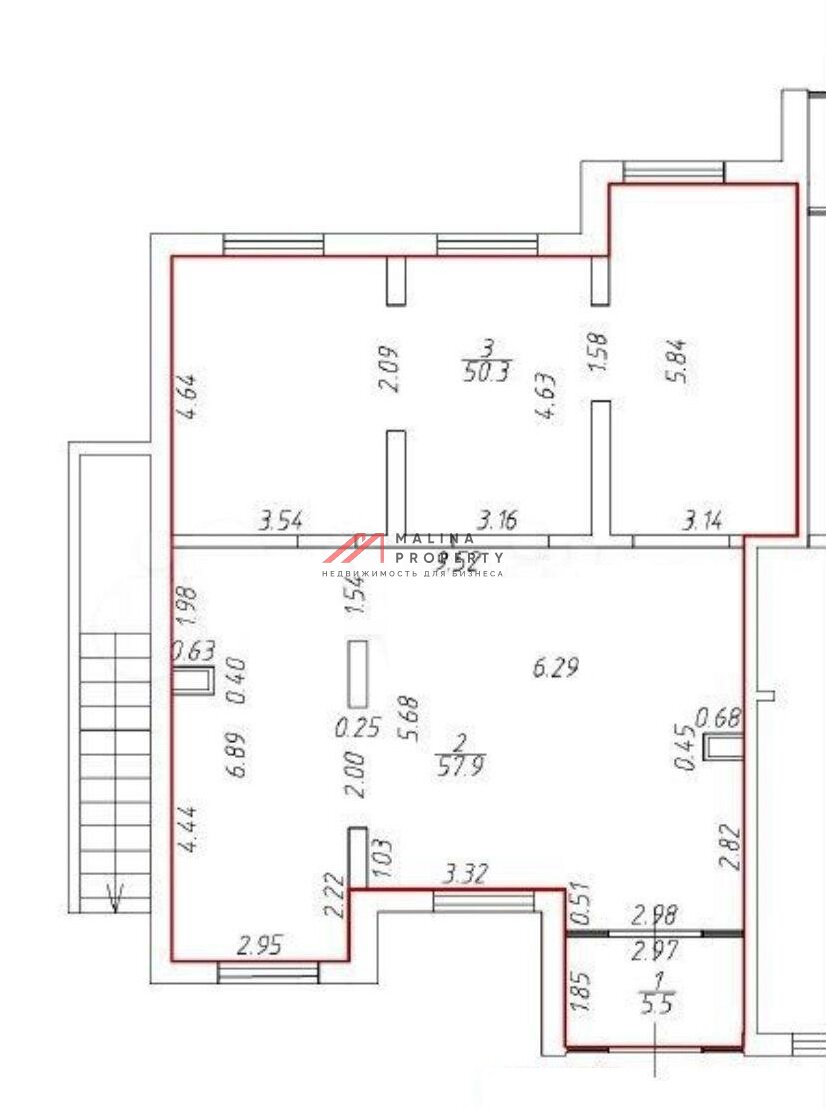 Продажа помещения в ЖК "Новые Ватутинки. мкр. Центральный" 