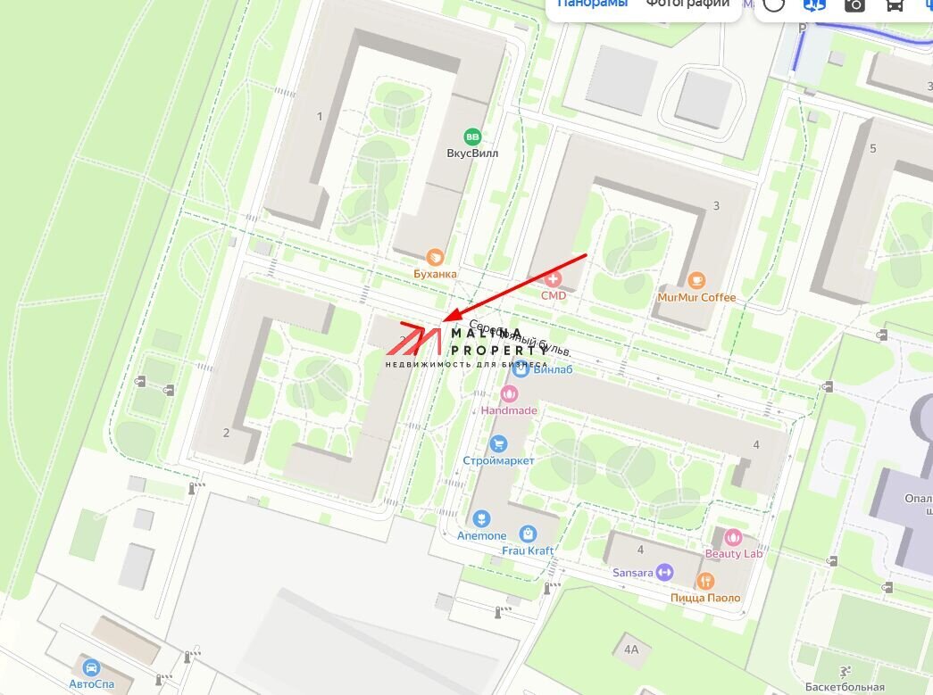 Аренда торгового помещения в ЖК "Серебрица" 